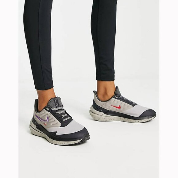 Brand New Nike Women's Air Winflo 9 Shield Running Shoes - Water Repellent - Picture 2 of 11